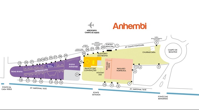 圣保羅安年比會(huì)展中心Parque Anhembi 圣保羅安年比會(huì)展中心Parque Anhembi